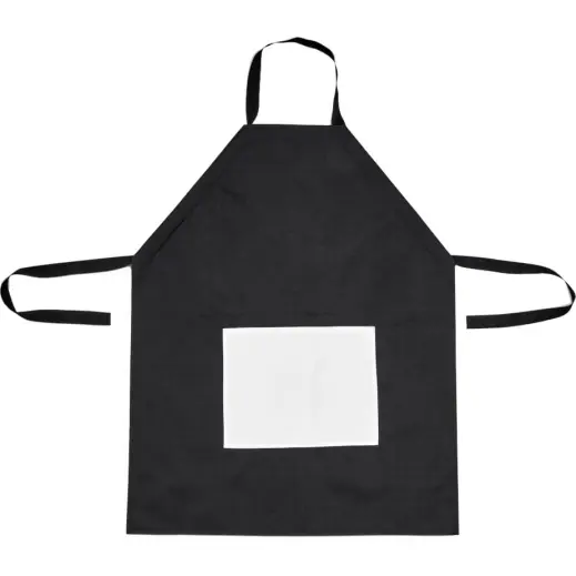 Hoppla Grillmaster Apron Solid White Flat